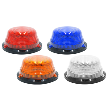 Automobilio LED apvalus įspėjamasis žibintas su magnetiniu tvirtinimu, stiprus blyksnis, 7W, 12–80V, 700 lm, LED 2835, PC korpusas