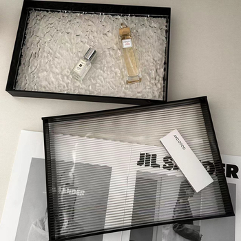 Πλαστικός δίσκος αποθήκευσης μπάνιου για καλλυντικά, κοσμήματα και αρωματοθεραπεία — Joeman, μηχανική κατασκευή, μοντέρνο απλό στυλ, λλανσαρίστηκε το 2024.