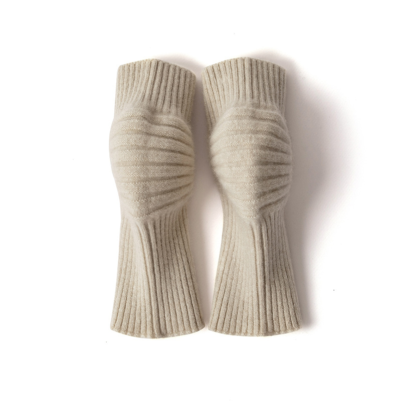 Προστατευτικό γόνατος από 100% κασμίρι — χειμερινό, παχύ, ζεστό, ενήλικες, μάρκα Snow, για ποδηλασία