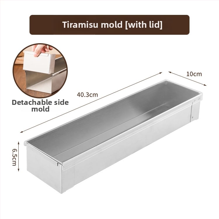 Huahuan pravouhlá forma na tortu z nehrdzavejúcej ocele pre tiramisu mousse cheesecake