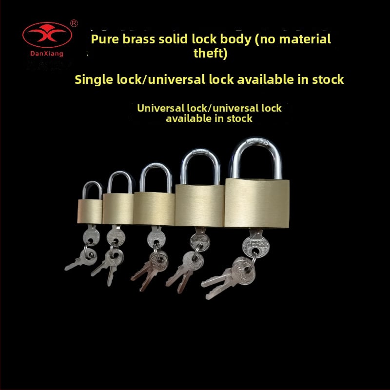 Κλειδαριά οικιακή από χαλκό, τύπος G, μοντέρνο μινιμαλιστικό σχέδιο, κατάλληλη για ντουλάπες, κοιτώνες, πόρτες, συρτάρια και αποσκευές, δυνατότητα ιδιωτικής ετικέτας