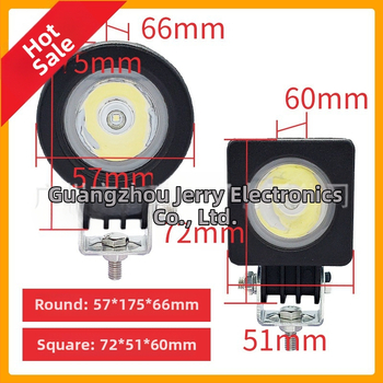 Automobilio LED projektorius 10W JR-XLS10W-3535, 9-36V, LED 3535, 6500K, tarnavimo laikas 50 000 h