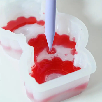 Silikonski štapić za miješanje epoksidne smole, ponovno upotrebljivi alat za DIY miješanje, pravokutnog oblika