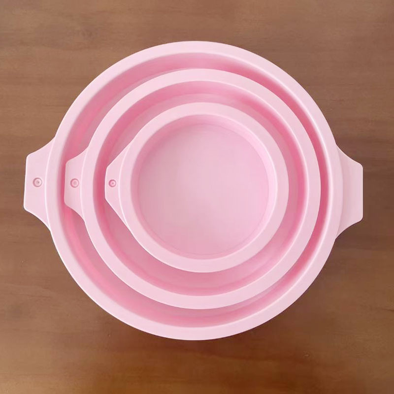 Silikonska forma za kolače, okrugla, za slojevite mousse i chiffon kolače, visoka temperaturna otpornost