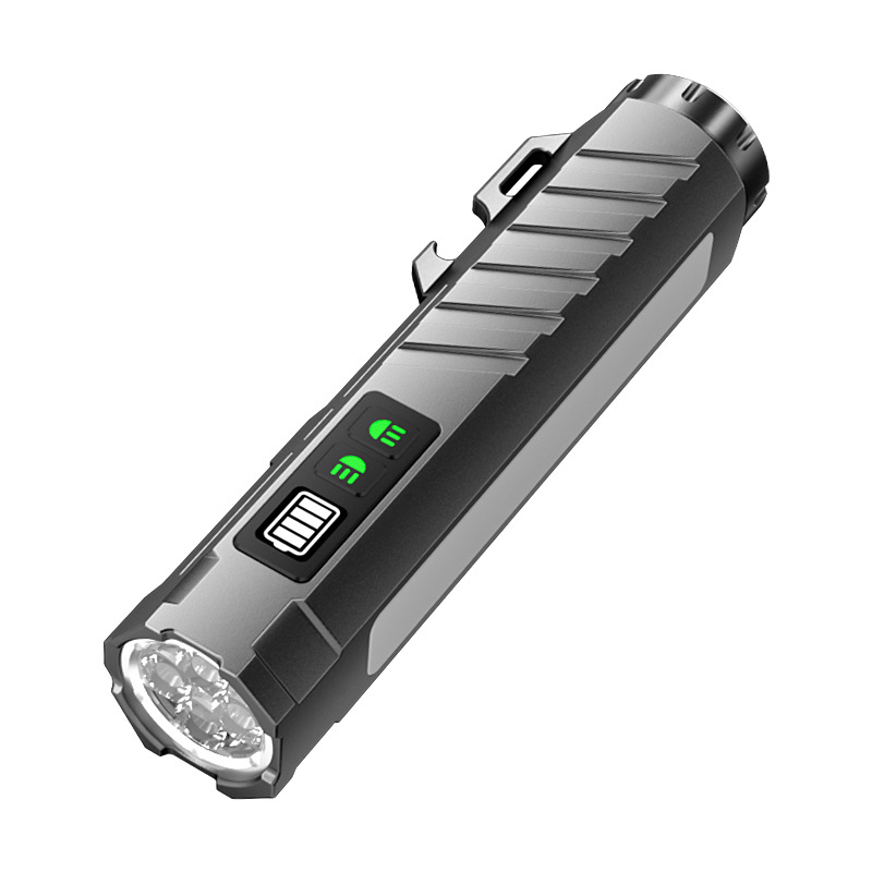 LED svjetiljka od aluminijske legure, 12W, 350+ lm, punjiva 3000mAh, domet 100–200 m