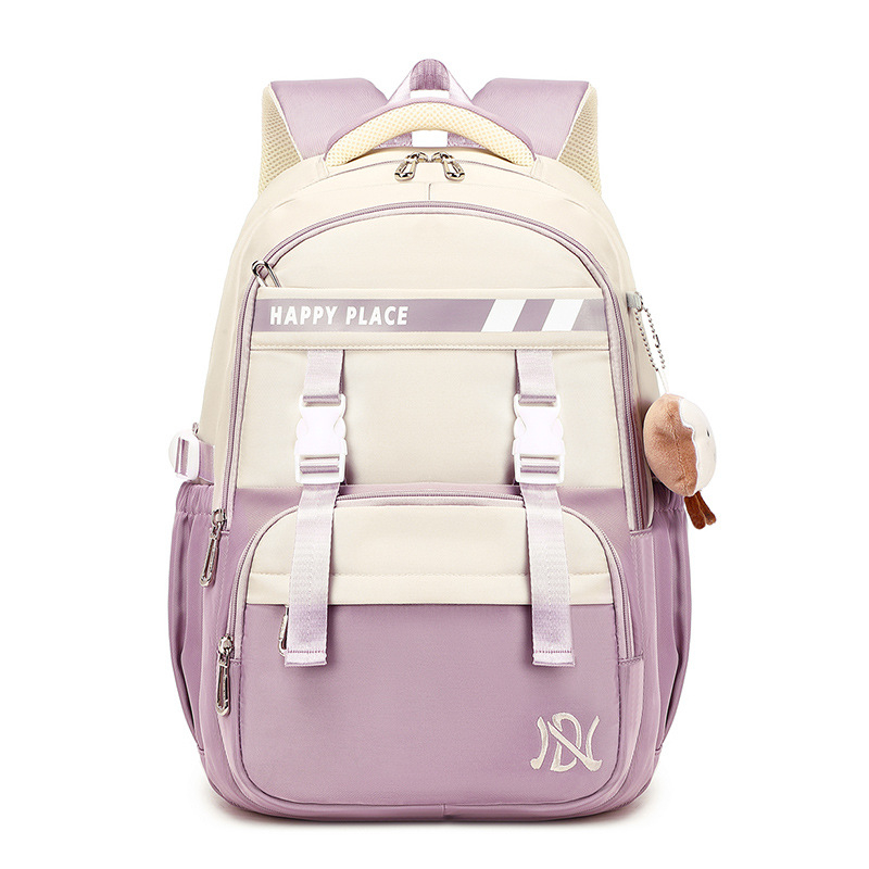 Σακίδιο μαθητή με μεγάλη χωρητικότητα, πολλαπλά διαμερίσματα, αδιάβροχο νάιλον, unisex σχεδιασμός, συμβατή με φορητό 16 ιντσών