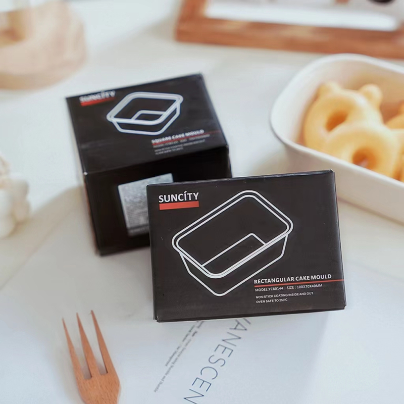 Forme pentru pâine cu 6 cavități, antiaderentă, pătrate pentru cuptor, uz casnic