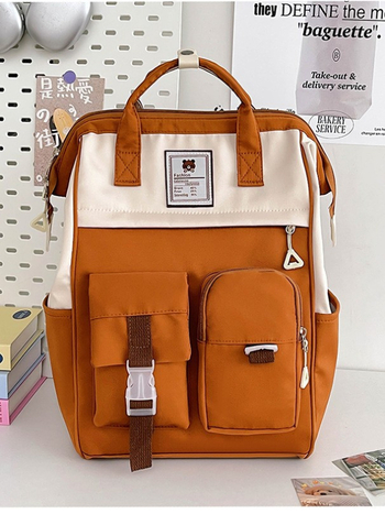 Unisex υπερ-ελαφρύ σακίδιο από νάιλον, 20–35L, συμβατό με φορητό 14 ιντσών, αστικός μινιμαλισμός, εργονομικό πίσω πάνελ