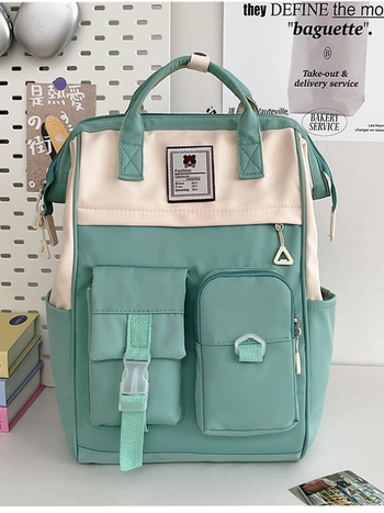 Unisex υπερ-ελαφρύ σακίδιο από νάιλον, 20–35L, συμβατό με φορητό 14 ιντσών, αστικός μινιμαλισμός, εργονομικό πίσω πάνελ