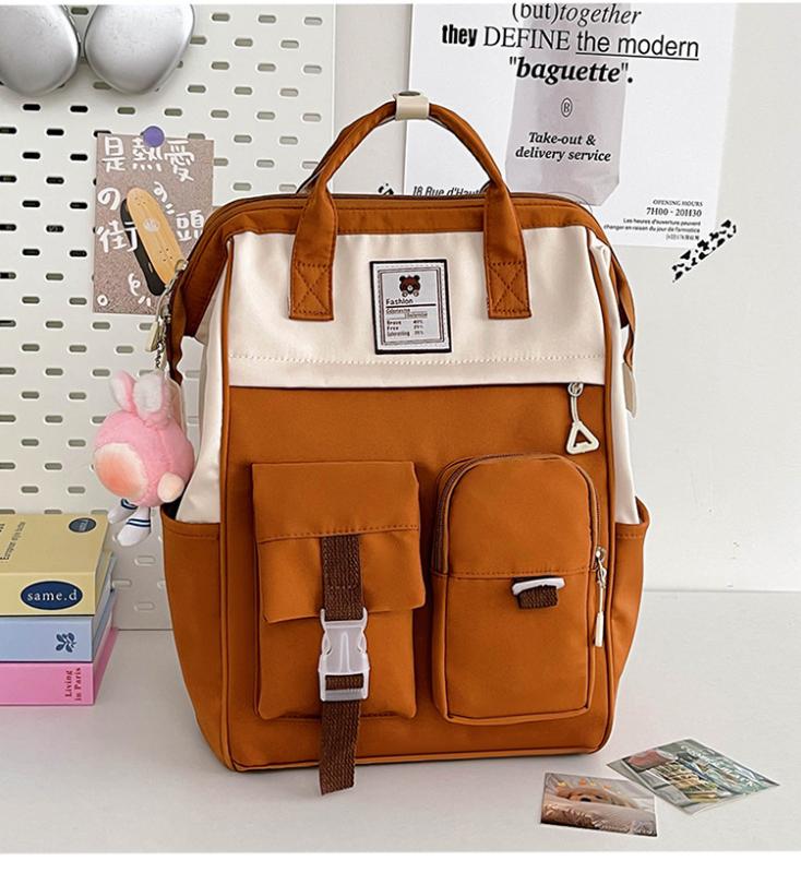 Unisex υπερ-ελαφρύ σακίδιο από νάιλον, 20–35L, συμβατό με φορητό 14 ιντσών, αστικός μινιμαλισμός, εργονομικό πίσω πάνελ