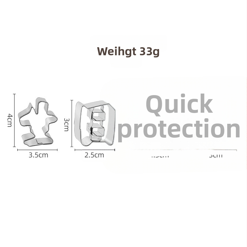 Ollie nerūdijančio plieno sausainių formelė kepimui, neįprasta forma