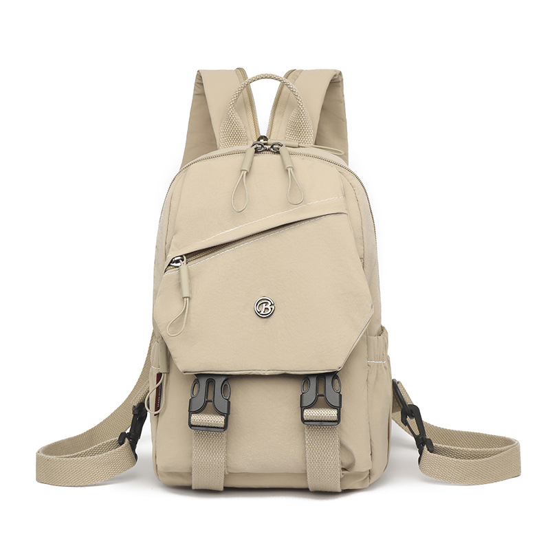 Unisex ελαφρύ πολυλειτουργικό σακίδιο πλάτης για καθημερινή χρήση, νάιλον, χωρητικότητα 20–35 L, συμβατό με 10 ιντσών φορητό υπολογιστή, καμπυλωτοί ιμάντες ώμου, Άνοιξη 2025