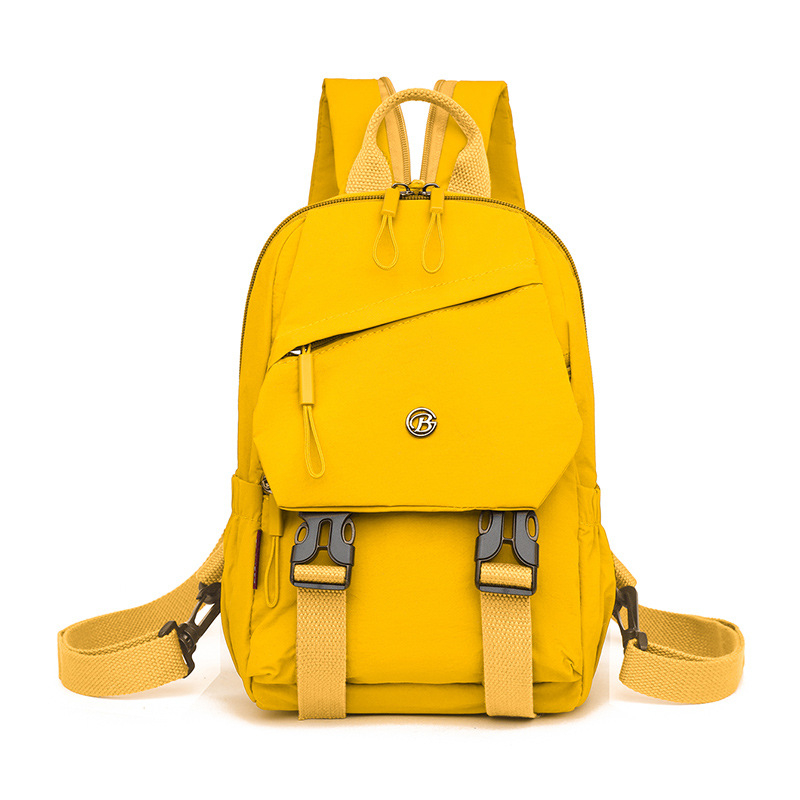 Unisex ελαφρύ πολυλειτουργικό σακίδιο πλάτης για καθημερινή χρήση, νάιλον, χωρητικότητα 20–35 L, συμβατό με 10 ιντσών φορητό υπολογιστή, καμπυλωτοί ιμάντες ώμου, Άνοιξη 2025