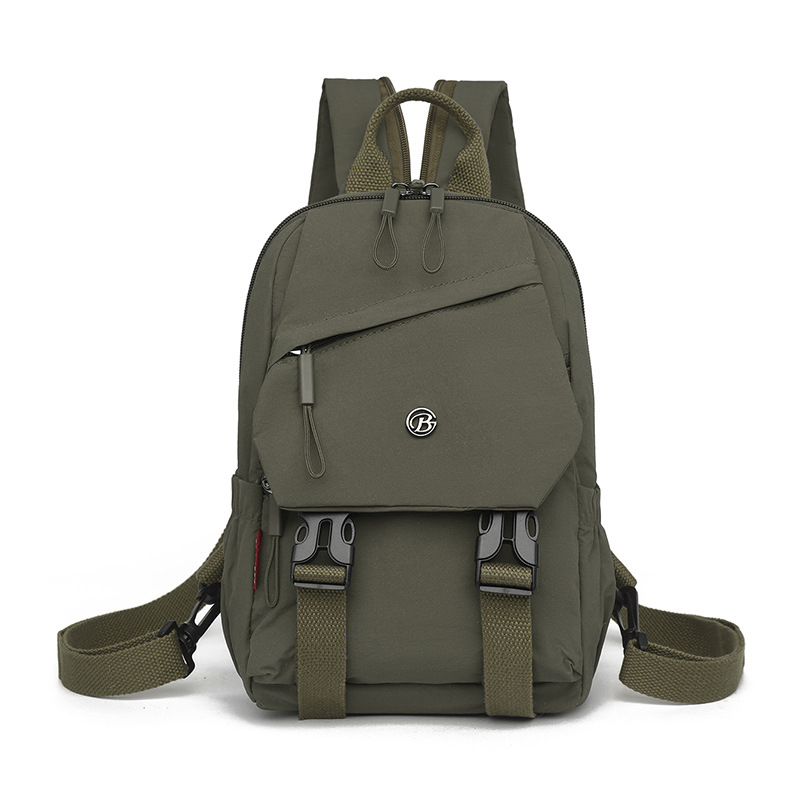 Unisex ελαφρύ πολυλειτουργικό σακίδιο πλάτης για καθημερινή χρήση, νάιλον, χωρητικότητα 20–35 L, συμβατό με 10 ιντσών φορητό υπολογιστή, καμπυλωτοί ιμάντες ώμου, Άνοιξη 2025