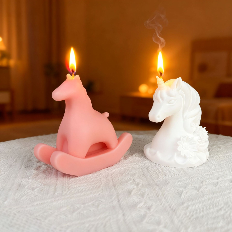 Silikonska kalupa za tortu - crtani dizajn jednoroga, prehrambeni silikon, za pečenje i DIY ukrašavanje torti