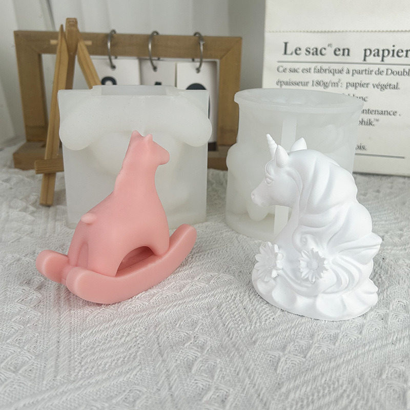 Silikonska kalupa za tortu - crtani dizajn jednoroga, prehrambeni silikon, za pečenje i DIY ukrašavanje torti