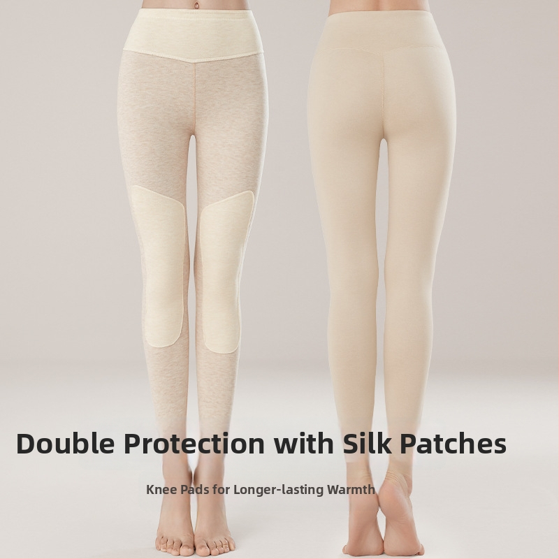 Moteriški šilti anti statiniai kelnių su kelių apsaugomis, aukštas juosmuo, dvigubo sluoksnio audinys, storis 251–300 g/m²