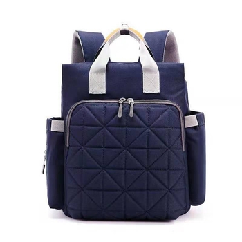 Vodootporna višenamjenska torba za mamu, kapacitet 20–35L, Oxford platno, geometrijski uzorak, PU podstava