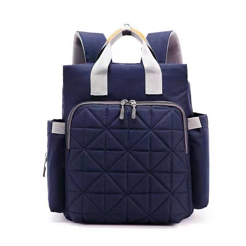 Vodootporna višenamjenska torba za mamu, kapacitet 20–35L, Oxford platno, geometrijski uzorak, PU podstava