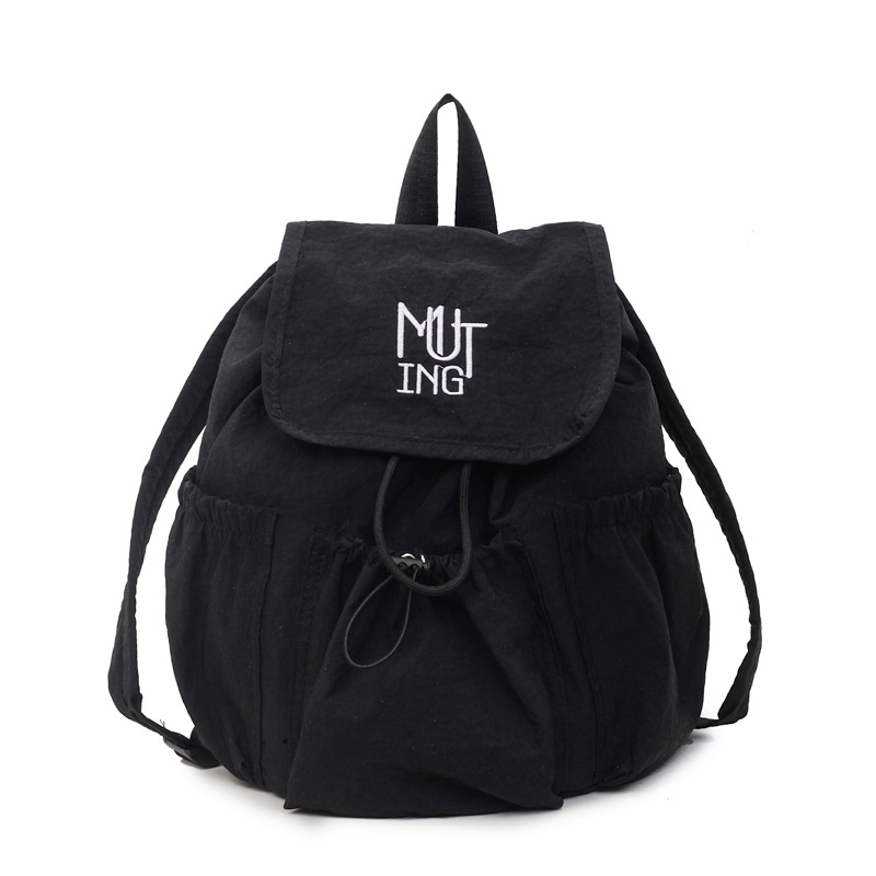 Σακίδιο πλάτης unisex από νάιλον, με αστικό στυλ, ελαφρύ με επεκτειόμενο σχεδιασμό, καμπύλες ιμάντες ώμου, κατάλληλο για σχολικές ανάγκες