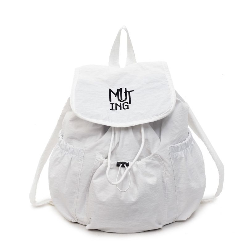 Σακίδιο πλάτης unisex από νάιλον, με αστικό στυλ, ελαφρύ με επεκτειόμενο σχεδιασμό, καμπύλες ιμάντες ώμου, κατάλληλο για σχολικές ανάγκες