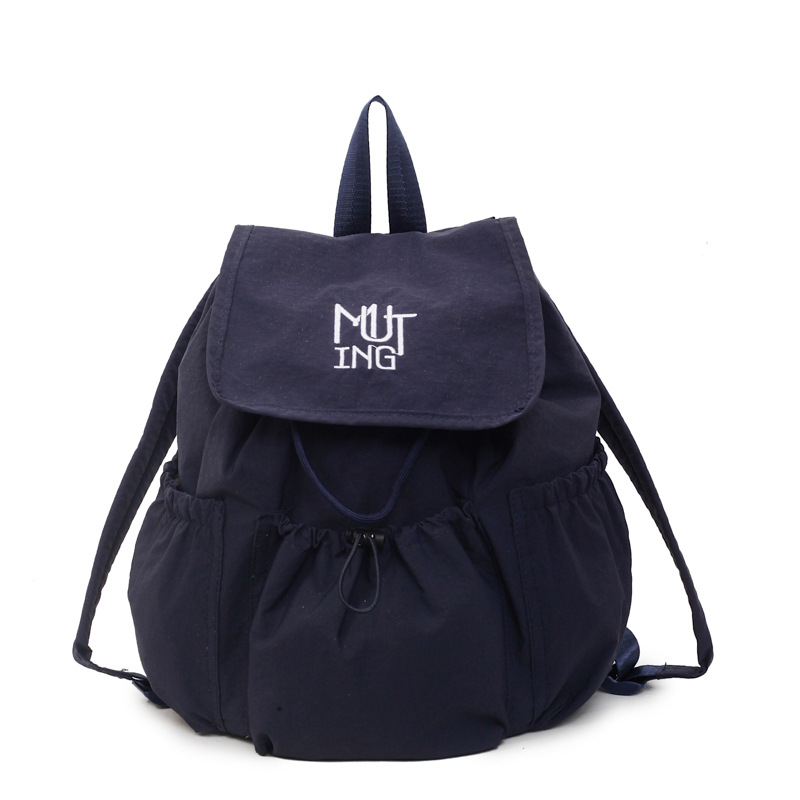 Σακίδιο πλάτης unisex από νάιλον, με αστικό στυλ, ελαφρύ με επεκτειόμενο σχεδιασμό, καμπύλες ιμάντες ώμου, κατάλληλο για σχολικές ανάγκες