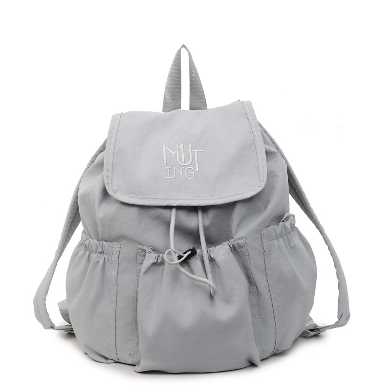Σακίδιο πλάτης unisex από νάιλον, με αστικό στυλ, ελαφρύ με επεκτειόμενο σχεδιασμό, καμπύλες ιμάντες ώμου, κατάλληλο για σχολικές ανάγκες