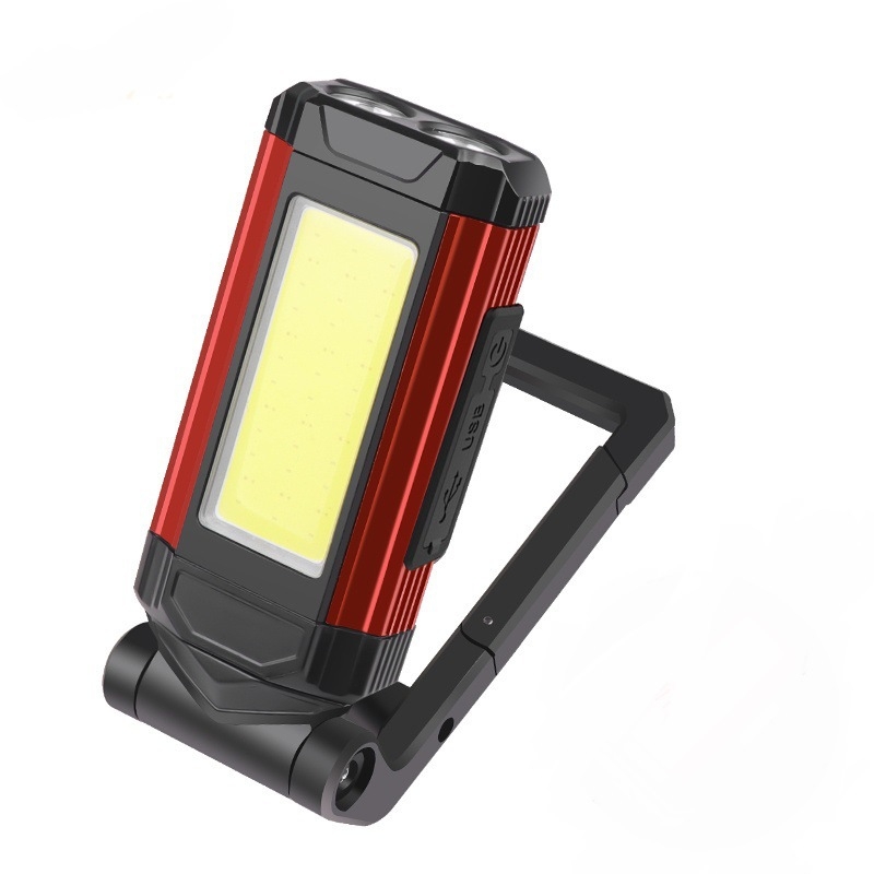 LED COB magnetska radna svjetiljka za popravke automobila, USB punjenje, 10W, ugrađena baterija, višenamjenska