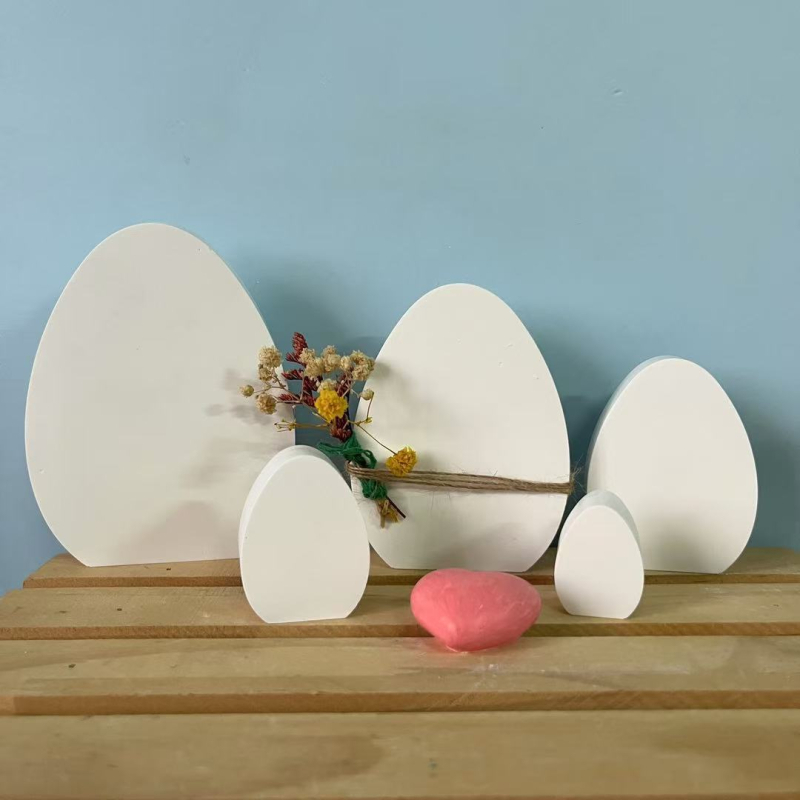 Tojás alakú szilikon forma húsvéti dekorációkhoz – szabálytalan alakú, alkalmas gipszhez és gyertyadíszítéshez