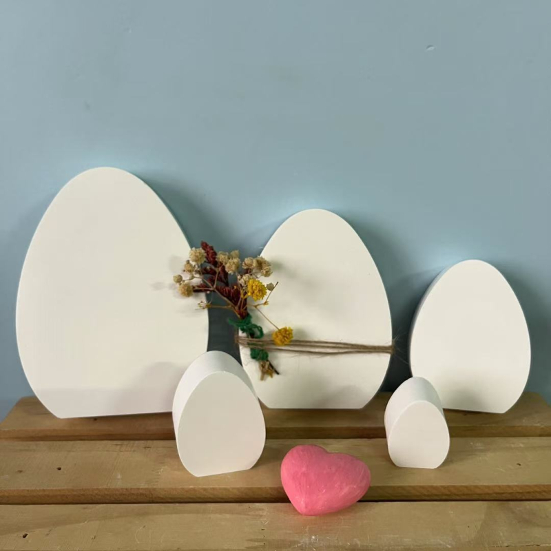 Tojás alakú szilikon forma húsvéti dekorációkhoz – szabálytalan alakú, alkalmas gipszhez és gyertyadíszítéshez