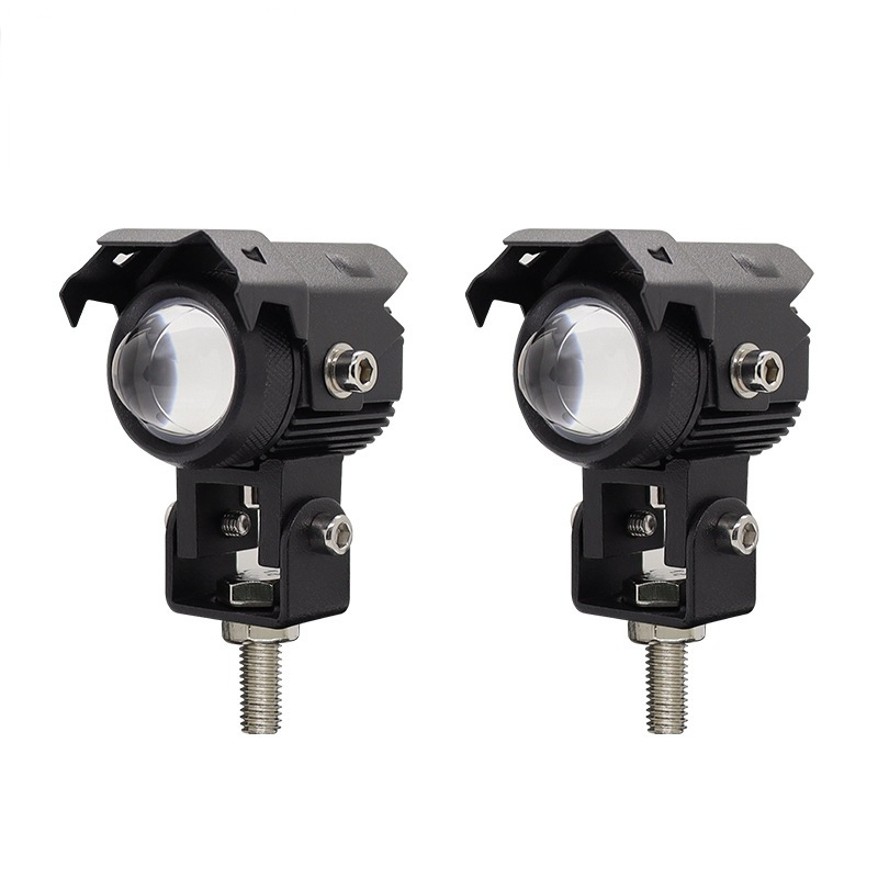 Motociklo LED priekinis žibintas su integruotu aukštą ir žemą spindulį, 30W, 12-80V, 6000 lm, aliuminio lydinys, atsparus vandeniui