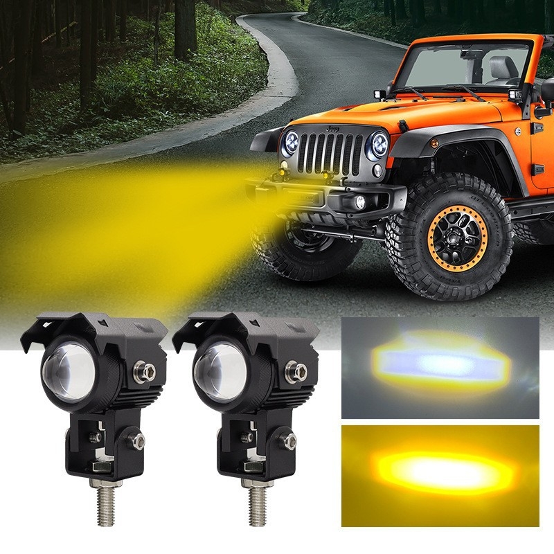 Motociklo LED priekinis žibintas su integruotu aukštą ir žemą spindulį, 30W, 12-80V, 6000 lm, aliuminio lydinys, atsparus vandeniui