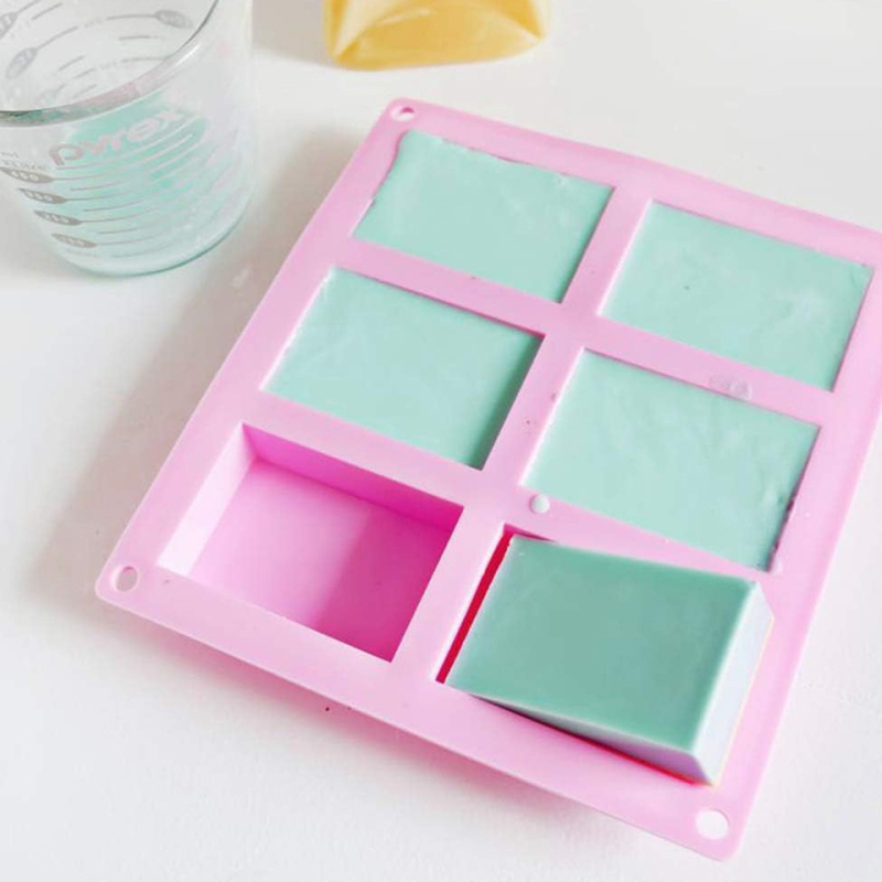 Hosszúkás szilikon forma csokoládéhoz, süteményekhez és kézműves szappan készítéséhez