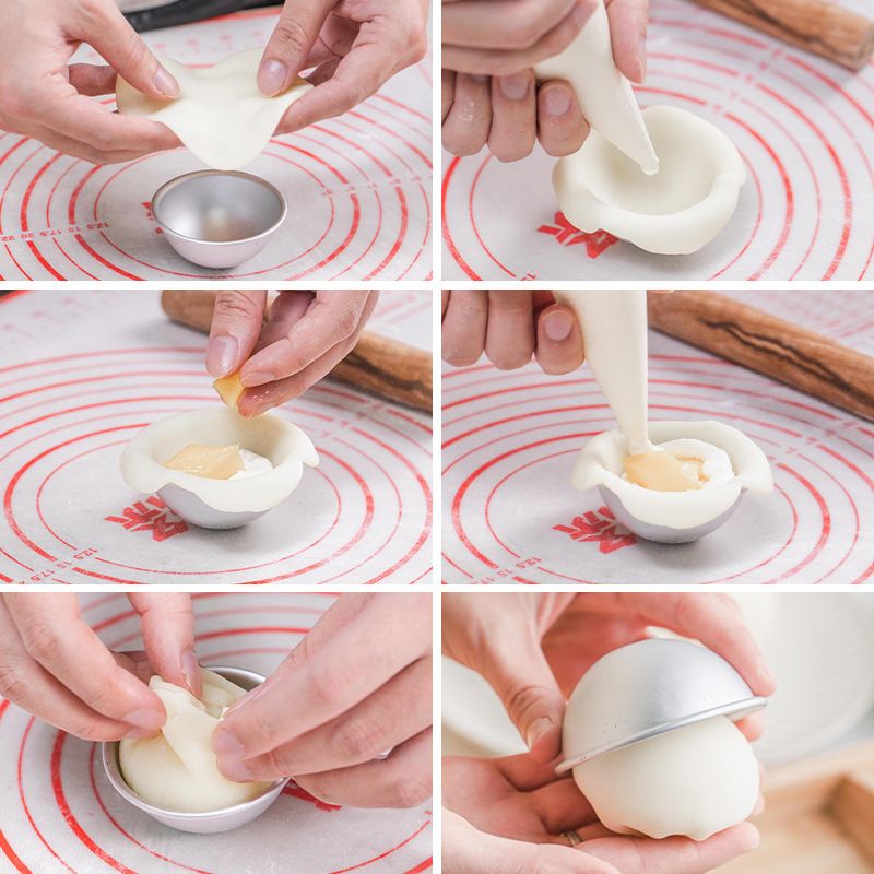 Kalup za puding, aluminijska legura, okrugli oblik, dva komada u pakiranju