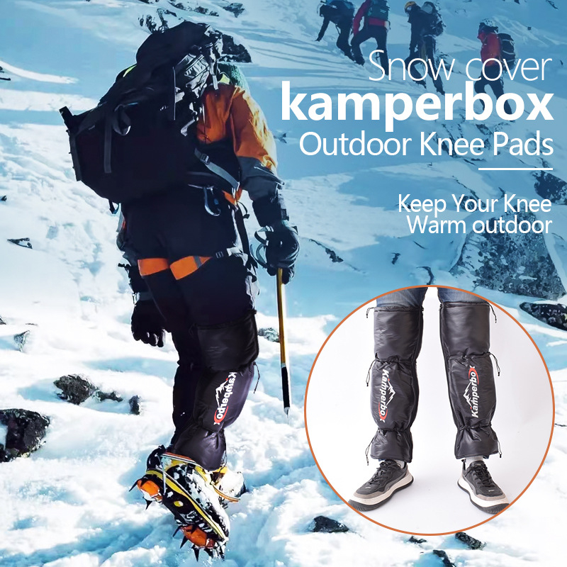 Kamperbox Koljena štitnici – najlon/poliester, za odrasle, planinarenje, vožnja bicikla, kampiranje