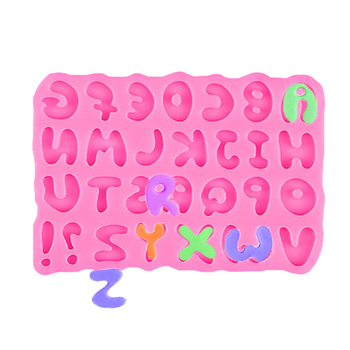 Nagybetűs angol betűkkel készült fondant szilikon forma, kör alakú, tortadíszítésre