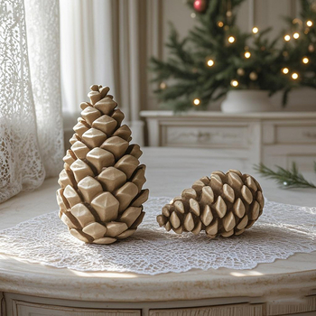 Xinqi Szilikon toboz alakú forma illatos gyertyák készítéséhez — szabálytalan forma, sütő- vagy tortaforma