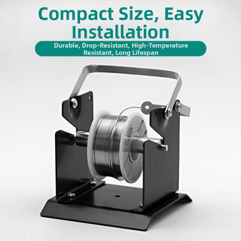 Ράφι για σύρμα συγκόλλησης - ανοξείδωτος χάλυβας, σταθερή μεταλλική κατασκευή, στερεή βάση