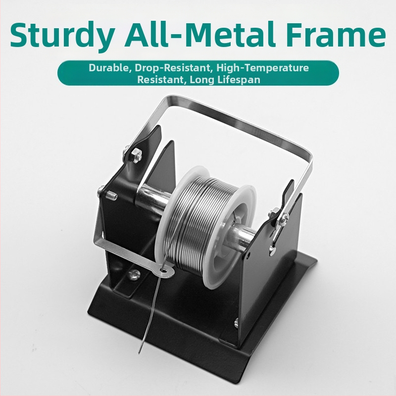 Ράφι για σύρμα συγκόλλησης - ανοξείδωτος χάλυβας, σταθερή μεταλλική κατασκευή, στερεή βάση