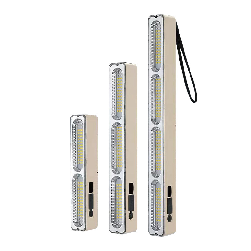 LED kamping svjetlo, punjiva baterija, 3,7V, opcije snage 200W/300W/400W, USB i solarno punjenje, 2 u 1