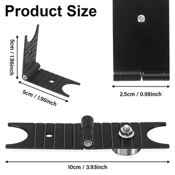 Suport pentru pistol de lipire manual, construcție din metal, diametrul interior al canalului 5×3.2×17, marca Craftsman's music, compatibil cu pistoale de lipire