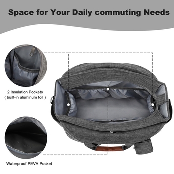 Anyás pelna- és cumisüveg tároló táska — nagy kapacitású, hordozható kézitáska babakocsihoz, csíkos poliészter, bélés poliészter, ultra könnyű, 2023 tél