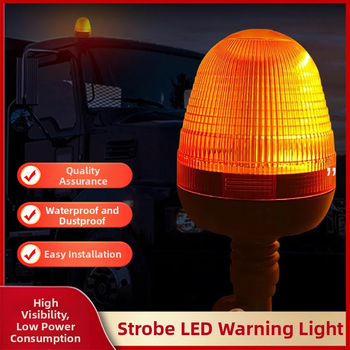 Sukamu LED įspėjamasis žibintas sunkvežimiams ir statybos įrangai, 12-30V, 1W LED, ABS korpusas, modeliai TT-WL-1, TT-WL-6, TT-WL-7, TT-WL-10, TT-WL-12