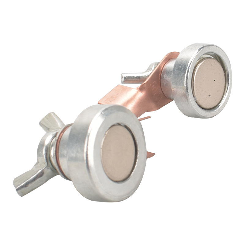 Pengpeng földelő csipesz mágneses földelő fejjel – magas hőállóságú, vezető földelő csatlakozó