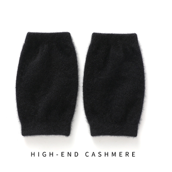 Προστατευτικά γονάτων από κασμίρ, unisex, κοντό σχέδιο, παχύτερο, ανθεκτικό στον άνεμο και ζεστό πλεκτό εσωτερικό ρούχο (Μάρκα Qi feitong • Ενήλικοι • Φθινόπωρο 2025)