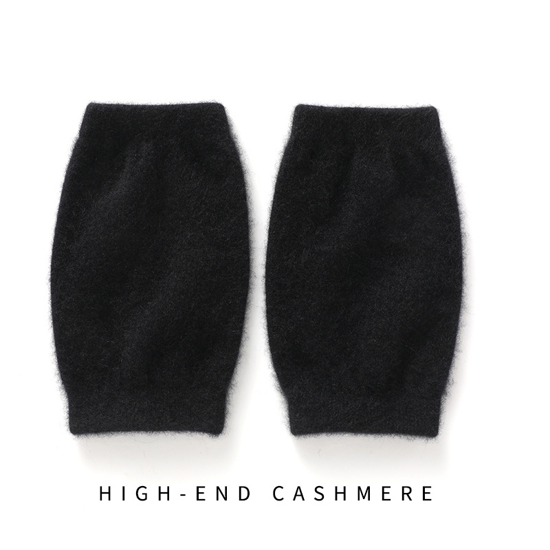 Προστατευτικά γονάτων από κασμίρ, unisex, κοντό σχέδιο, παχύτερο, ανθεκτικό στον άνεμο και ζεστό πλεκτό εσωτερικό ρούχο (Μάρκα Qi feitong • Ενήλικοι • Φθινόπωρο 2025)