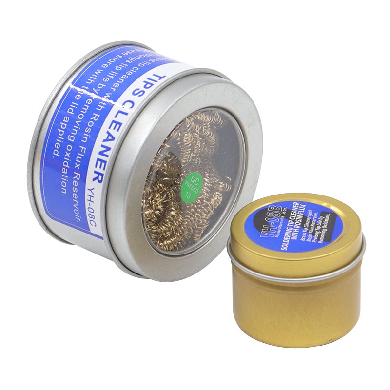 Yihua μπάλα καθαρισμού κεφαλής κολλητήρι, καθαριστής ακροφυσίου με μεταλλικό σύρμα, ροσίν