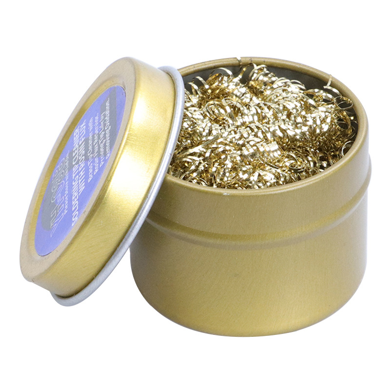 Yihua μπάλα καθαρισμού κεφαλής κολλητήρι, καθαριστής ακροφυσίου με μεταλλικό σύρμα, ροσίν