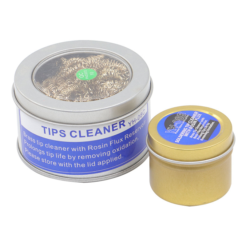 Yihua μπάλα καθαρισμού κεφαλής κολλητήρι, καθαριστής ακροφυσίου με μεταλλικό σύρμα, ροσίν