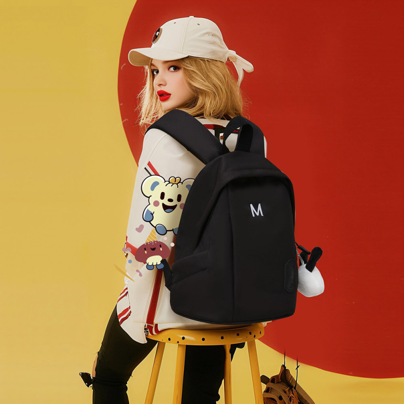 Mini školska torba; prozračan pamuk materijal; ultra lagan; proširivi dizajn; dječji i sladak stil; podstava od poliestera; zakrivljene naramenice